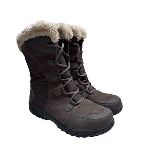 Columbia Ice Maiden II Lace Up Boots Shoes Womens 11 Winter Snow waterproof boot